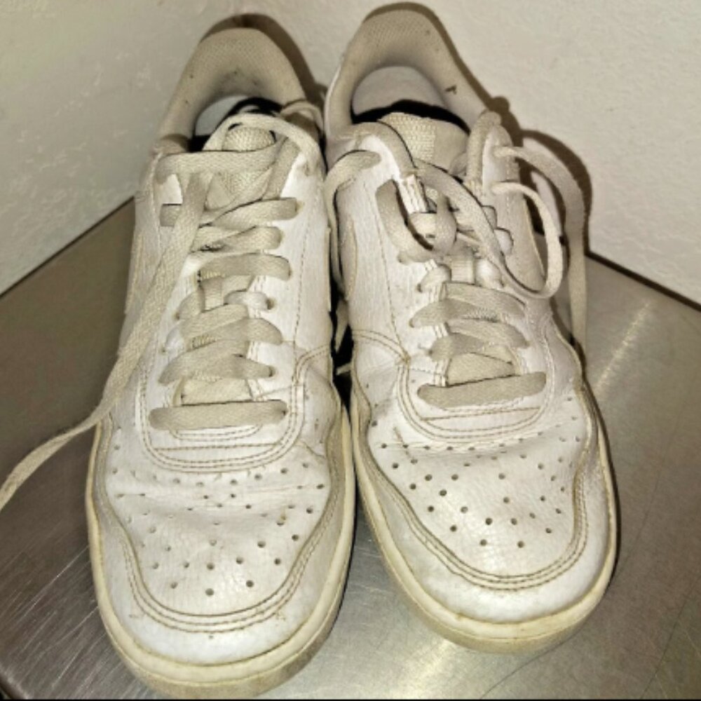 Nike White Air Force 1 Tennis Shoes Size 7.5 CD5434-100 Sneakers NIKE Lace Up.